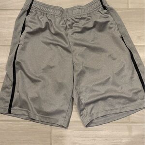 Fila Gray and Black Athletic‎ Shorts with Moisture-Wicking Fabric